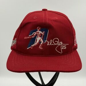Rawlings Baseball Cap Mens Snapback Red Cracker‎ Jack Commemorative Hat USA Made